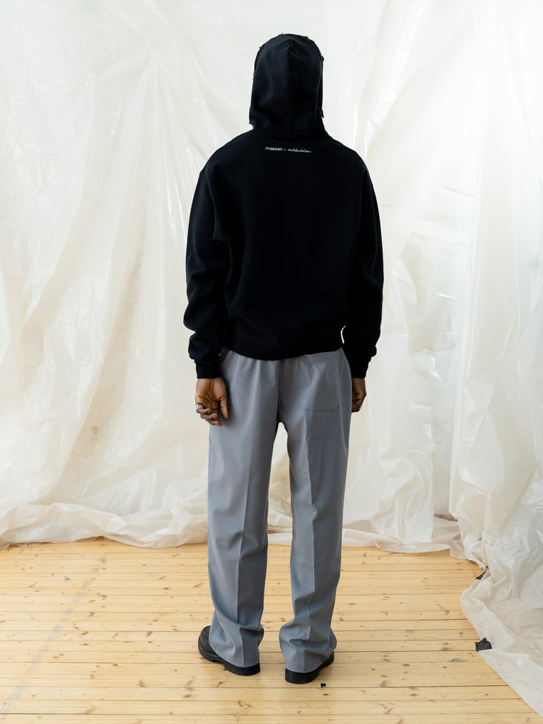 As We Cross the Street | Zip Hoodie Black - maezen