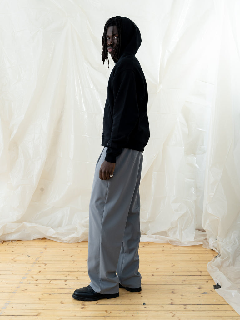 As We Cross the Street | Zip Hoodie Black - maezen