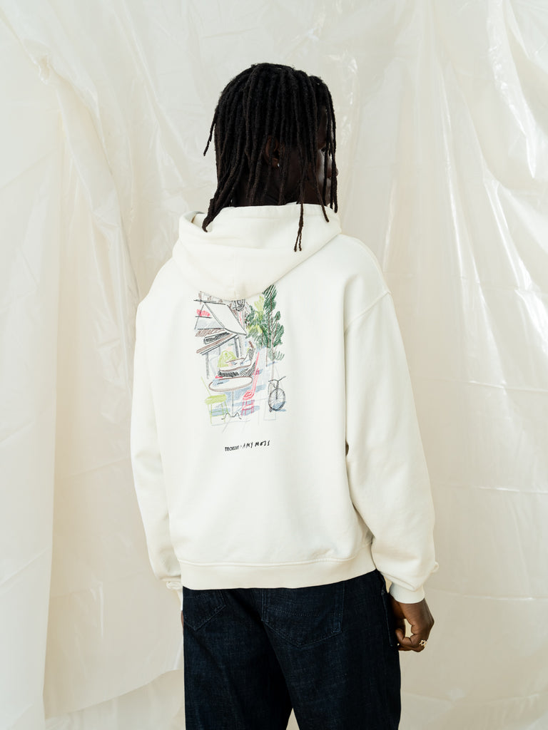 Morning Setup | Zip Hoodie Creme - maezen