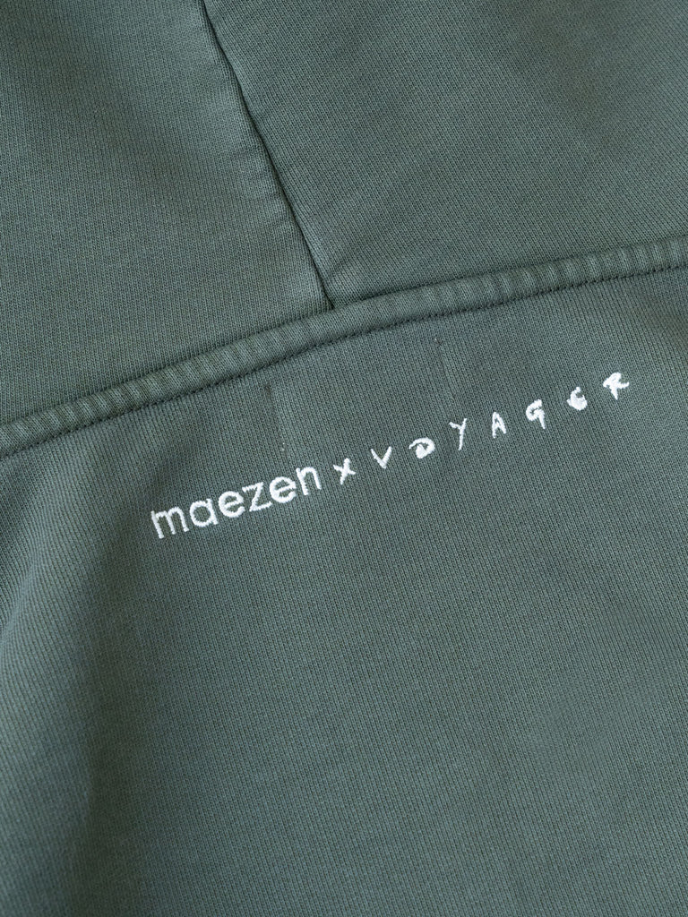 Annapurna | Hoodie Washed Green - maezen