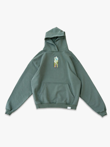 Annapurna | Hoodie Washed Green - maezen