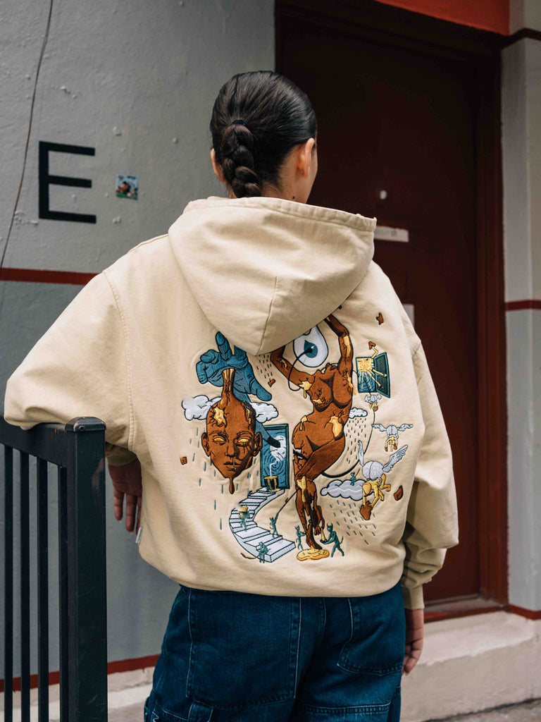 Golden Blood | Hoodie Sand - Minor Embroidery Faults - maezen