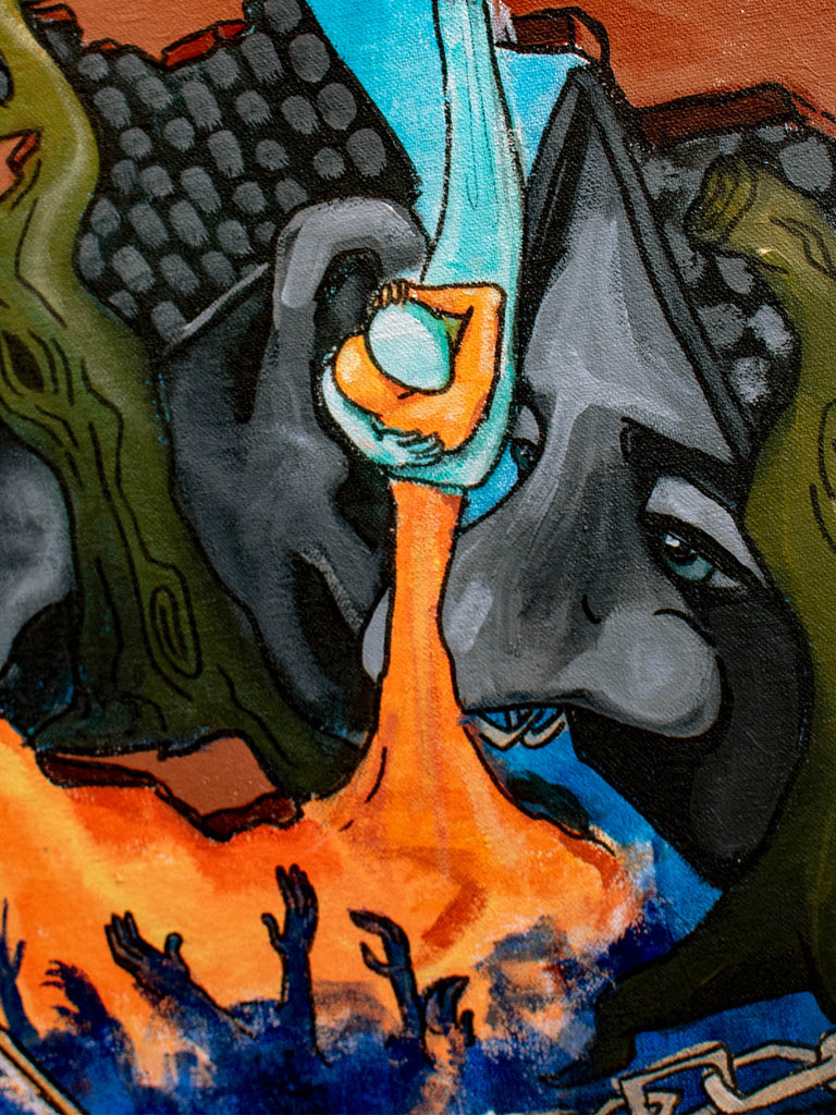 Goldmine | The Body - original artwork - maezen