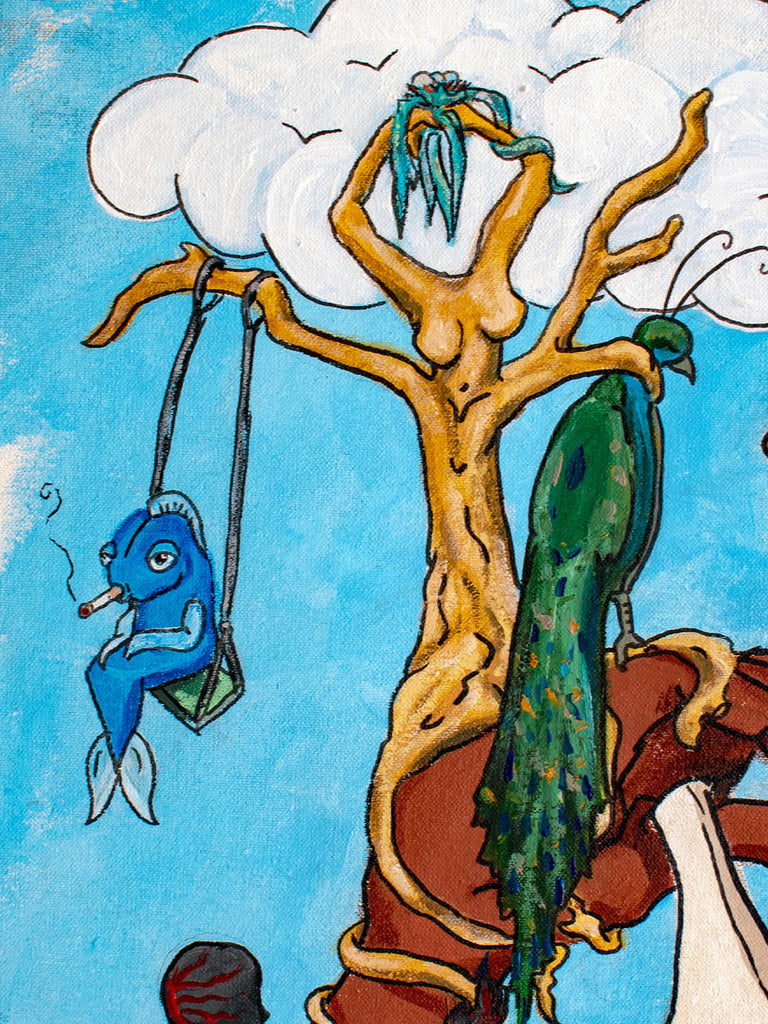 Goldmine | The Body - original artwork - maezen