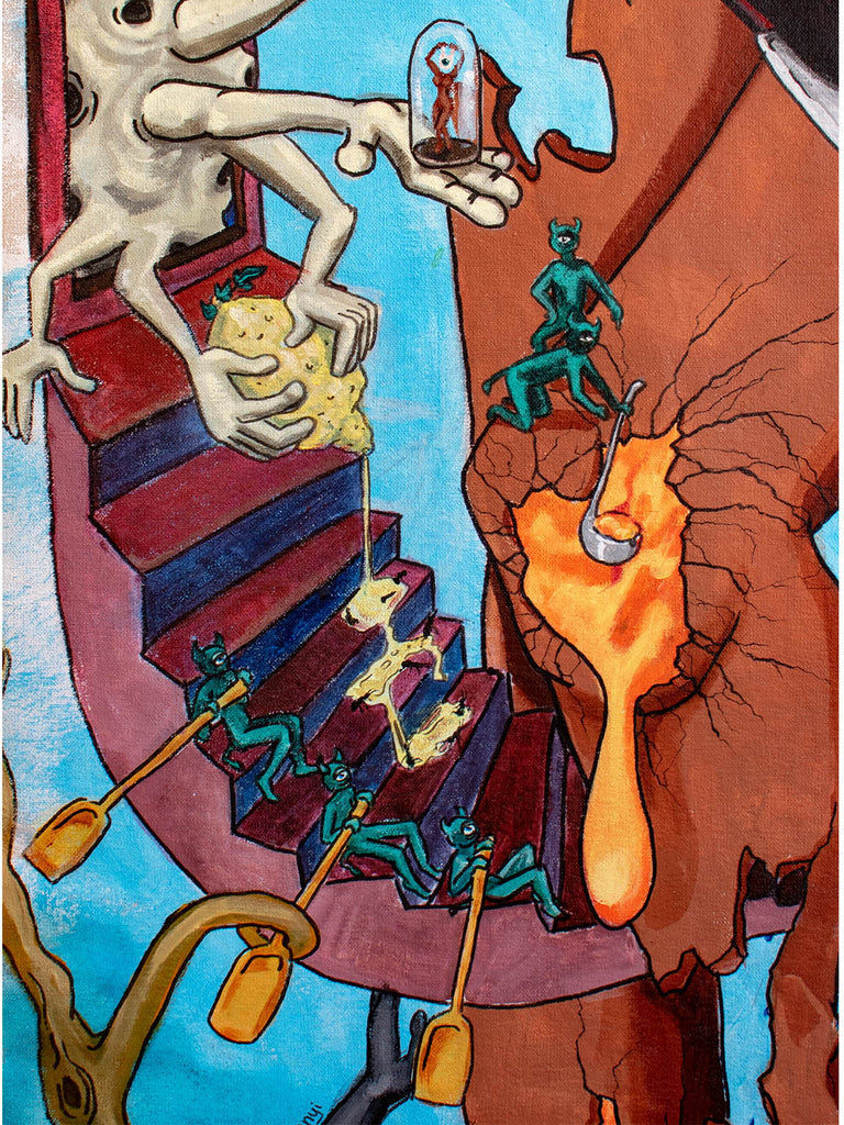 Goldmine | The Body - original artwork - maezen