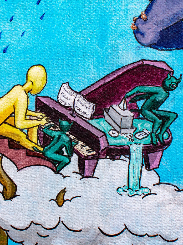 Goldmine | The Body - original artwork - maezen