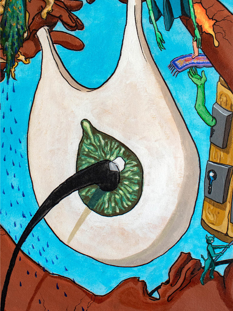 Goldmine | The Body - original artwork - maezen