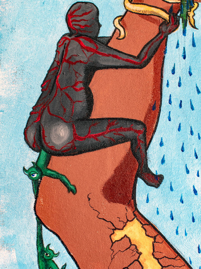 Goldmine | The Body - original artwork - maezen