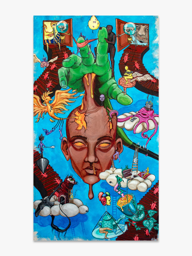 Goldmine | The Head - original artwork - maezen