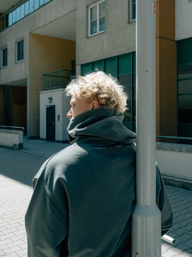 Annapurna | Hoodie Washed Green - maezen