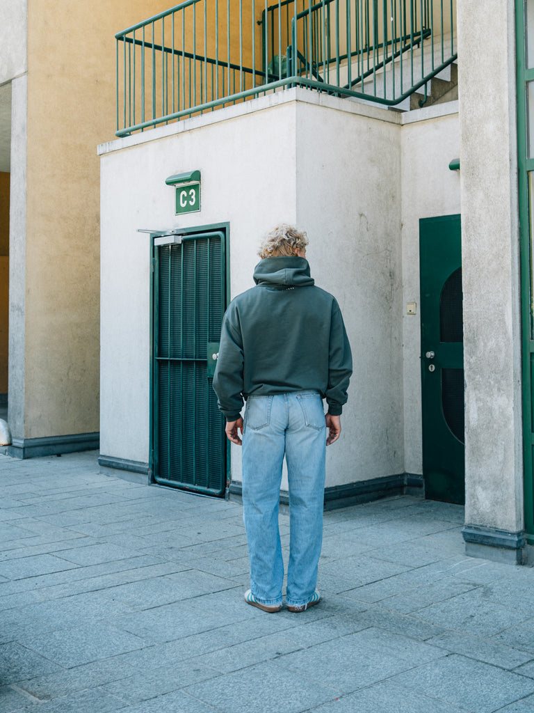 Annapurna | Hoodie Washed Green - maezen