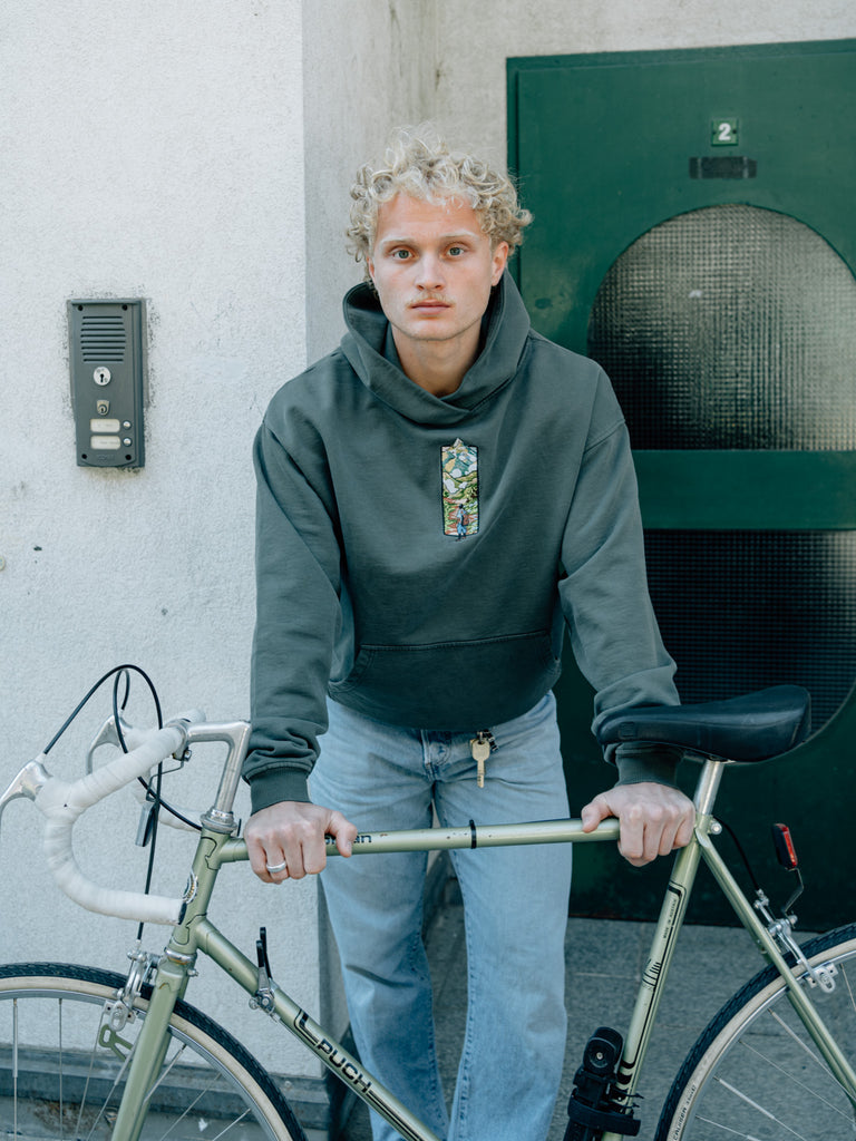 Annapurna | Hoodie Washed Green - maezen