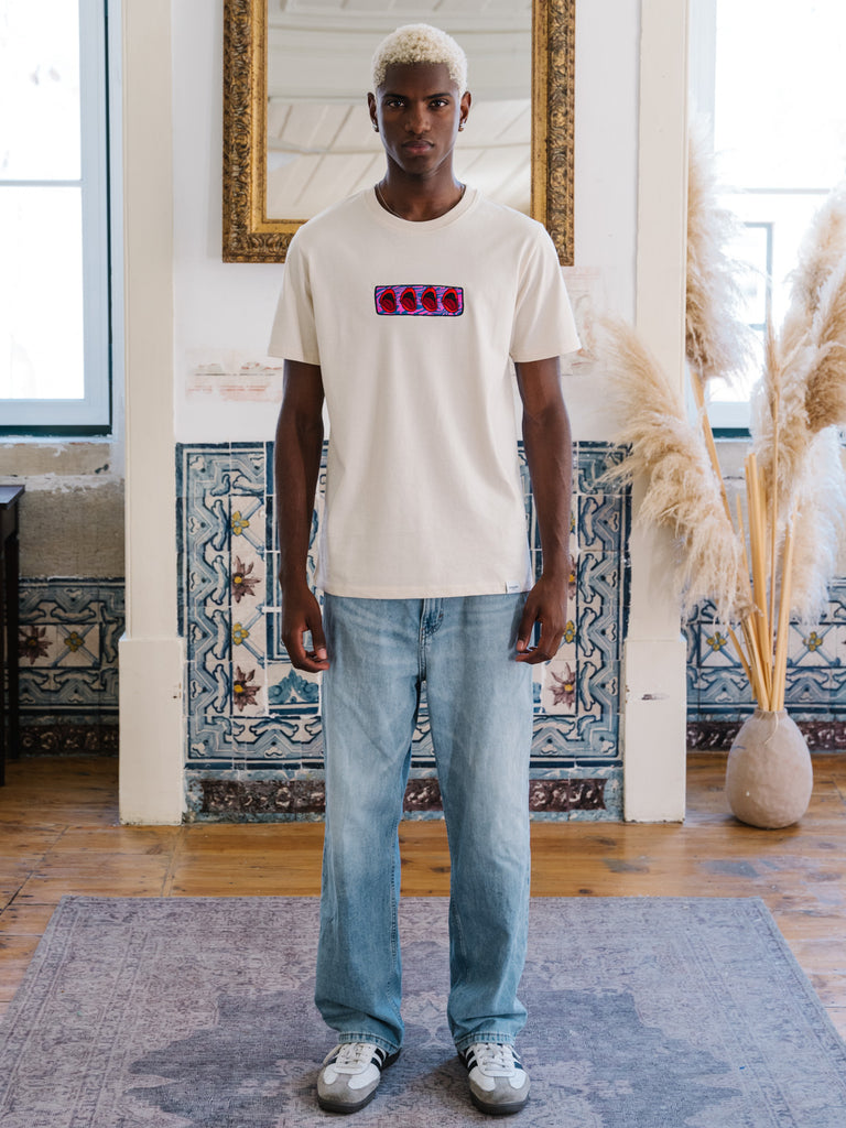 Interconnections | T-Shirt Natural Raw - maezen