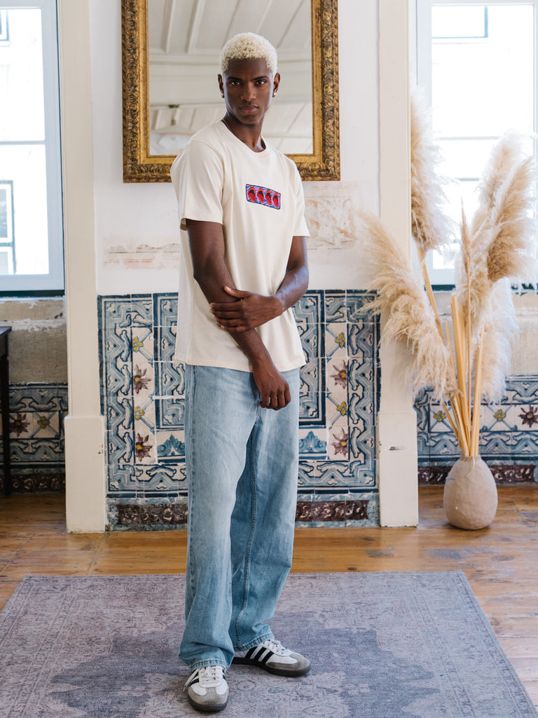 Interconnections | T-Shirt Natural Raw - maezen