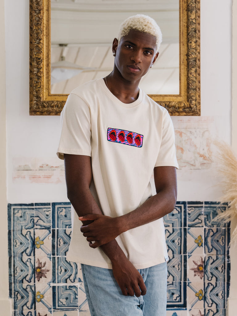 Interconnections | T-Shirt Natural Raw - maezen