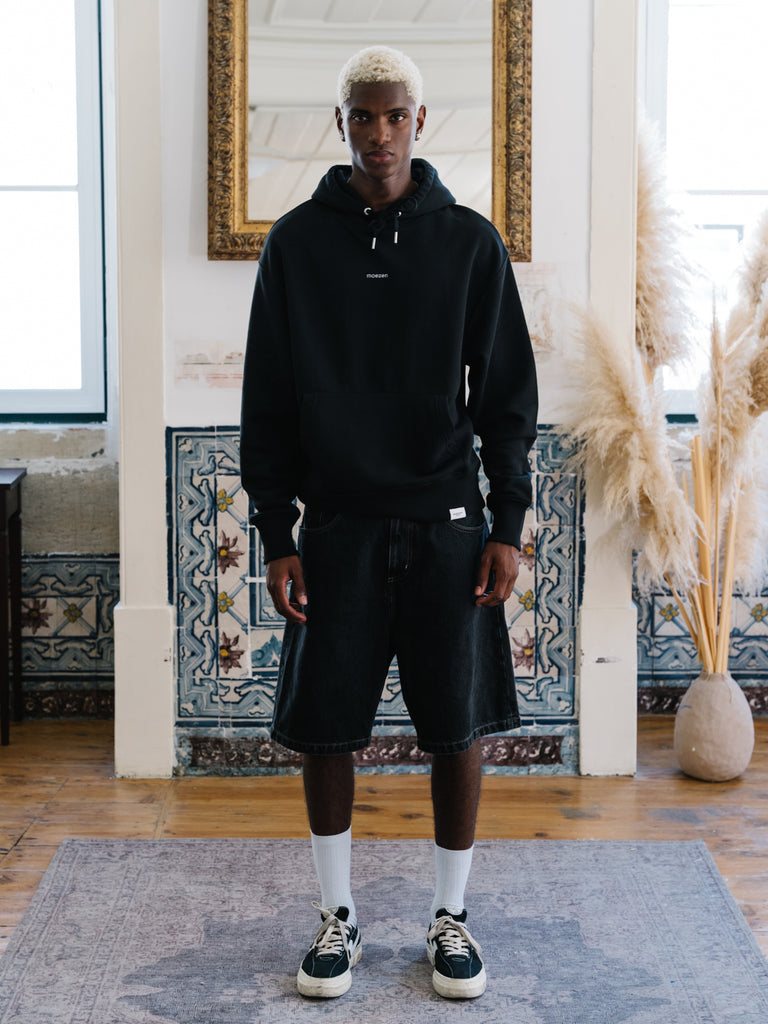 When you cross my mind | Hoodie Black - maezen