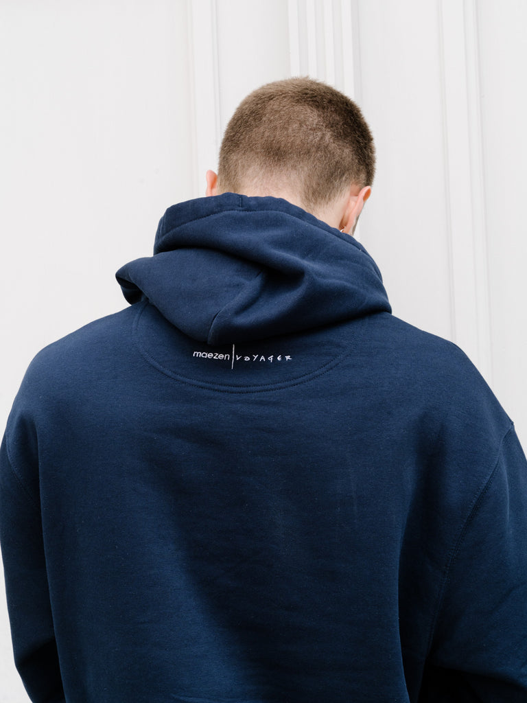 Voyage | Hoodie French Navy - maezen