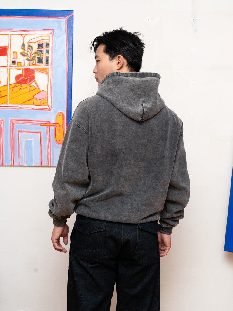 My Fav Wine | Hoodie Stone Grey - maezen