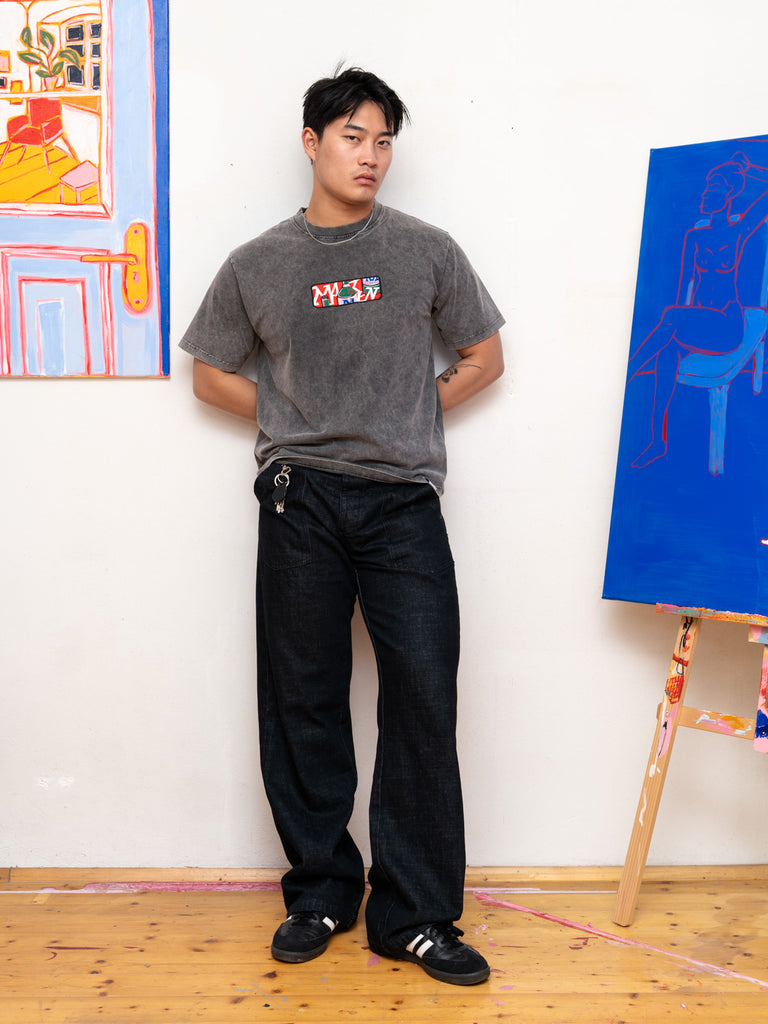 My Fav Wine | T-Shirt Stone Grey - maezen