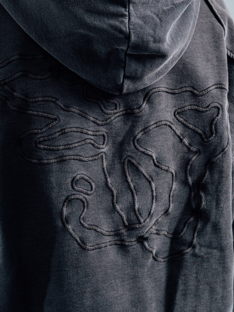 Tau | Zip-Hoodie Stone Grey - maezen