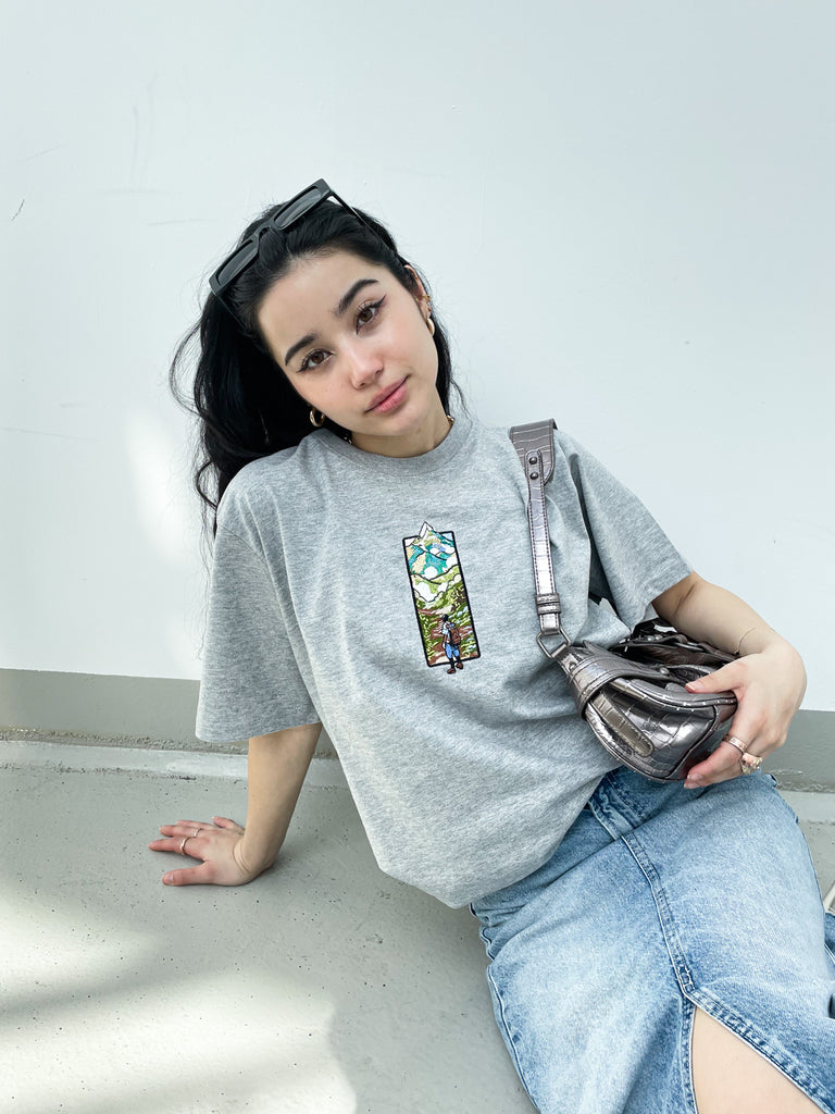 Annapurna | T-Shirt Heather Grey - maezen