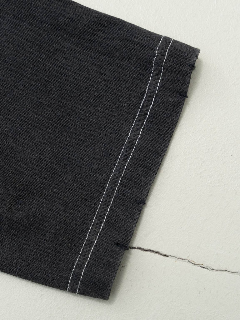 Internet Faces | Longsleeve Washed Black - maezen