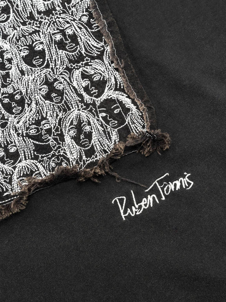 Internet Faces | Longsleeve Washed Black - maezen