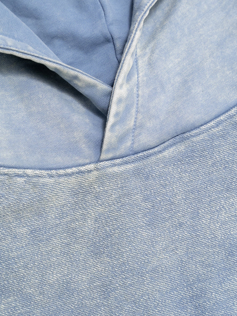 Longing | Inside-Out Hoodie Washed Petrol - maezen