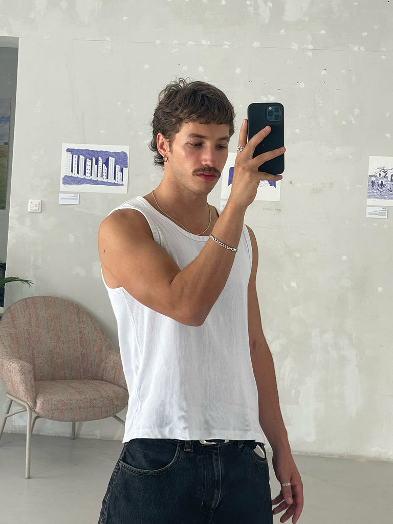 Maecenas | Tank Top White - maezen