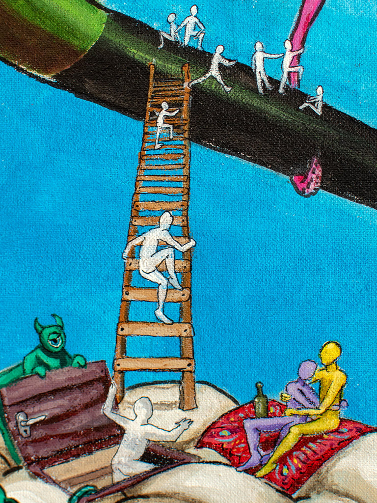 Goldmine | The Head - original artwork - maezen