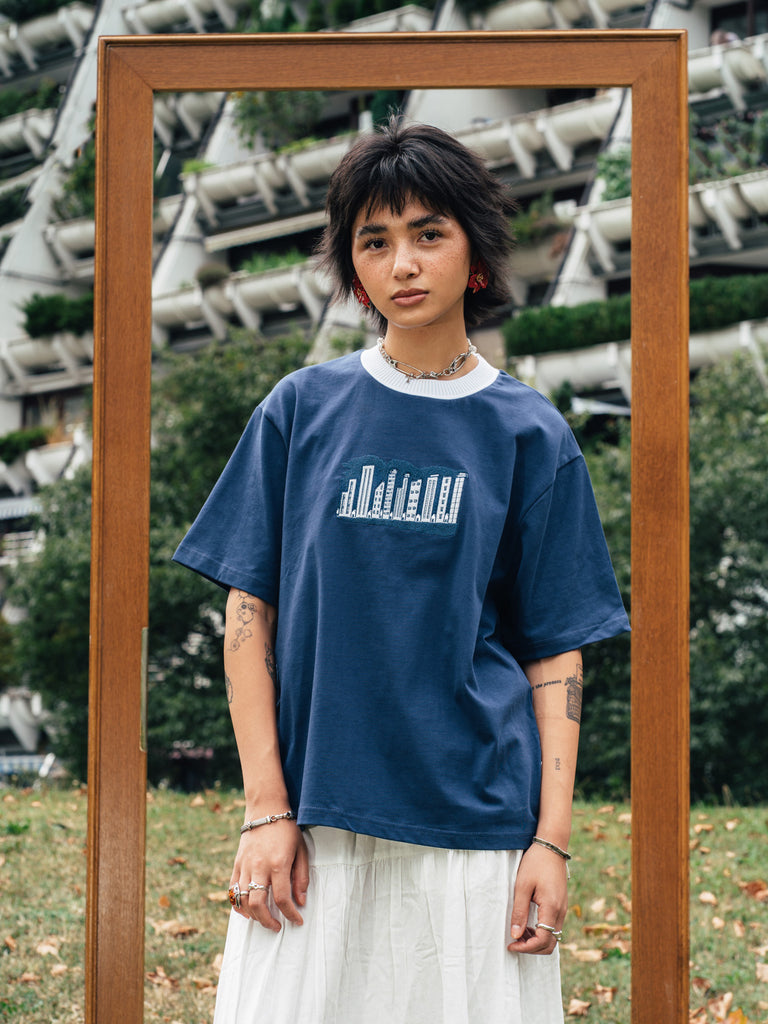 Homes Sweet Homes | T-Shirt Navy Blue - maezen