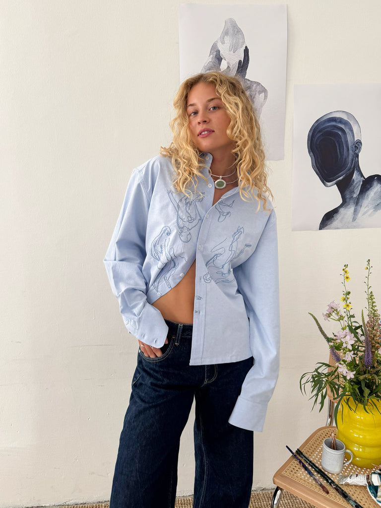 Unveil | Shirt Light Blue - maezen