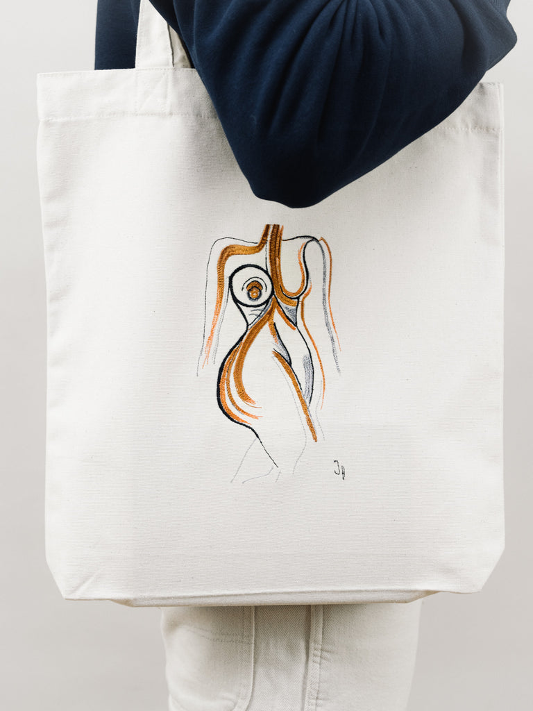 Sleepwalking Cleopatra | Tote Bag Natural Raw - maezen