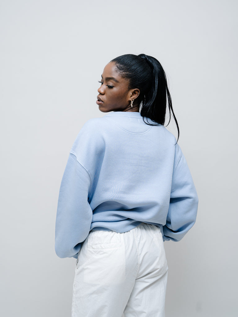 Foule | Sweater Serene Blue - maezen