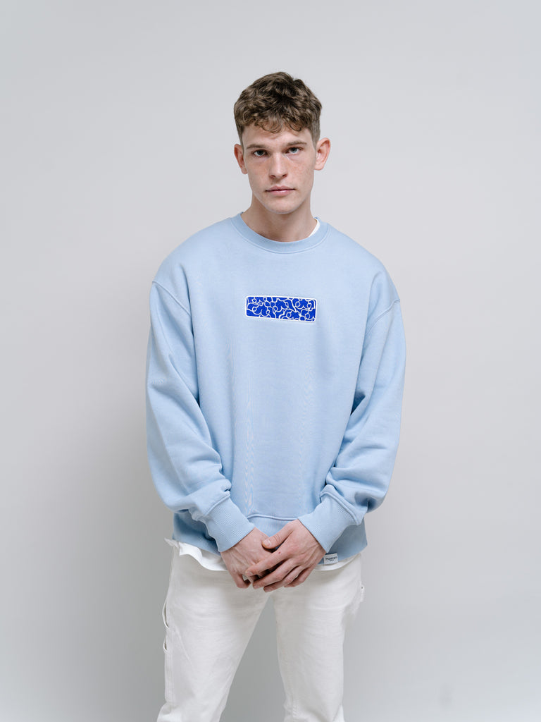 Foule | Sweater Serene Blue - maezen