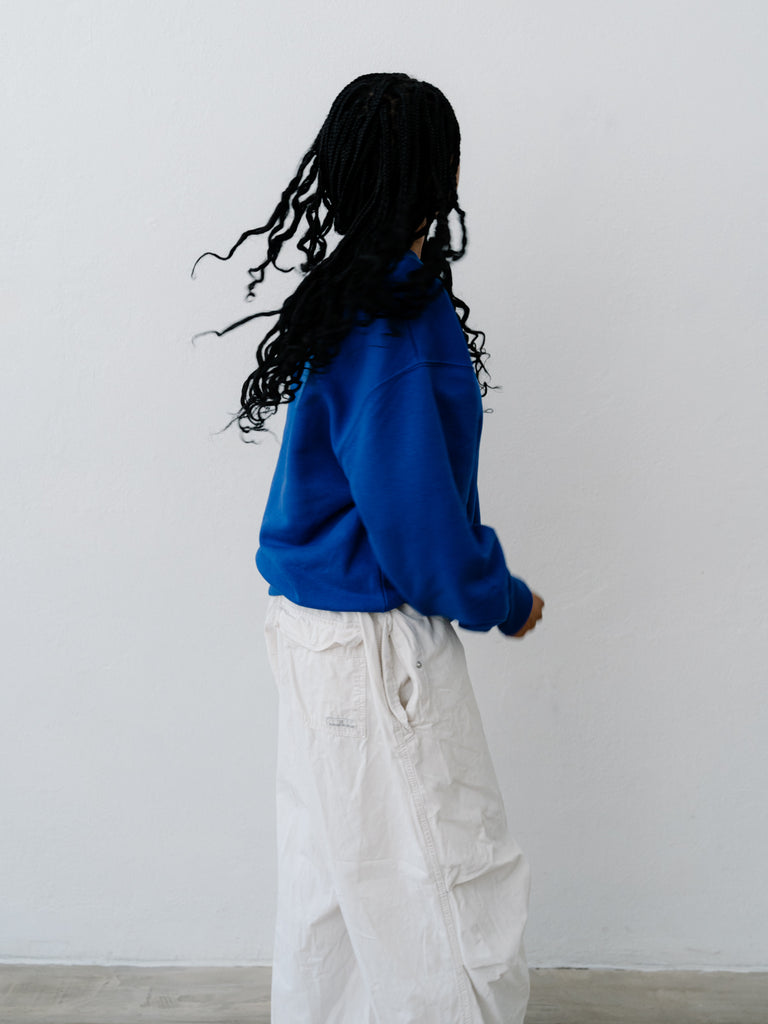 The Choice | Sweater Worker Blue - maezen