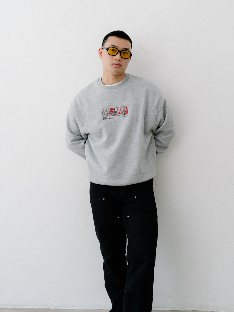 The Stonethrow | Sweater Grey - maezen
