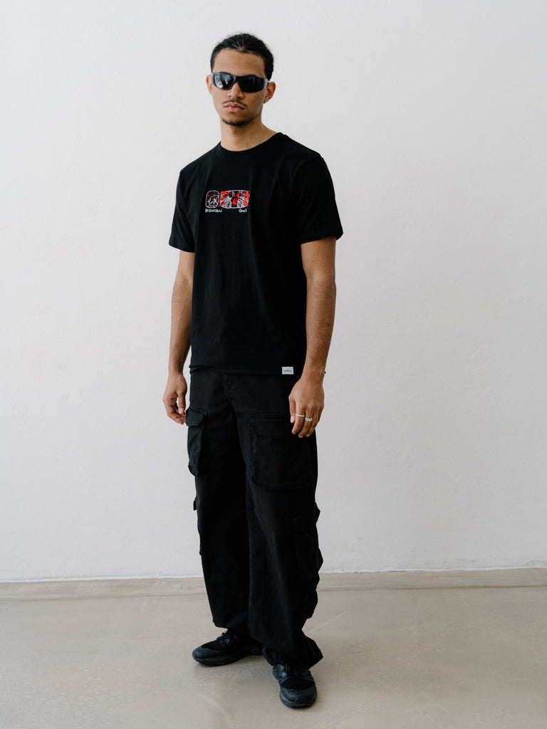 The Stonethrow | T-Shirt Black - maezen