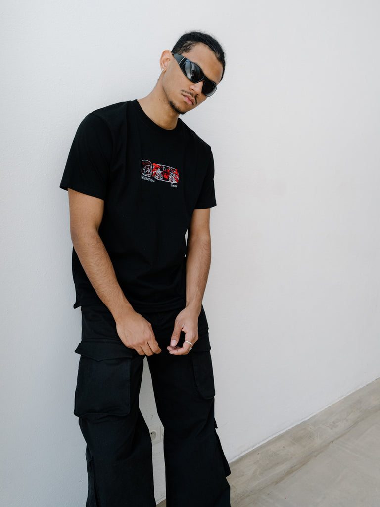 The Stonethrow | T-Shirt Black - maezen