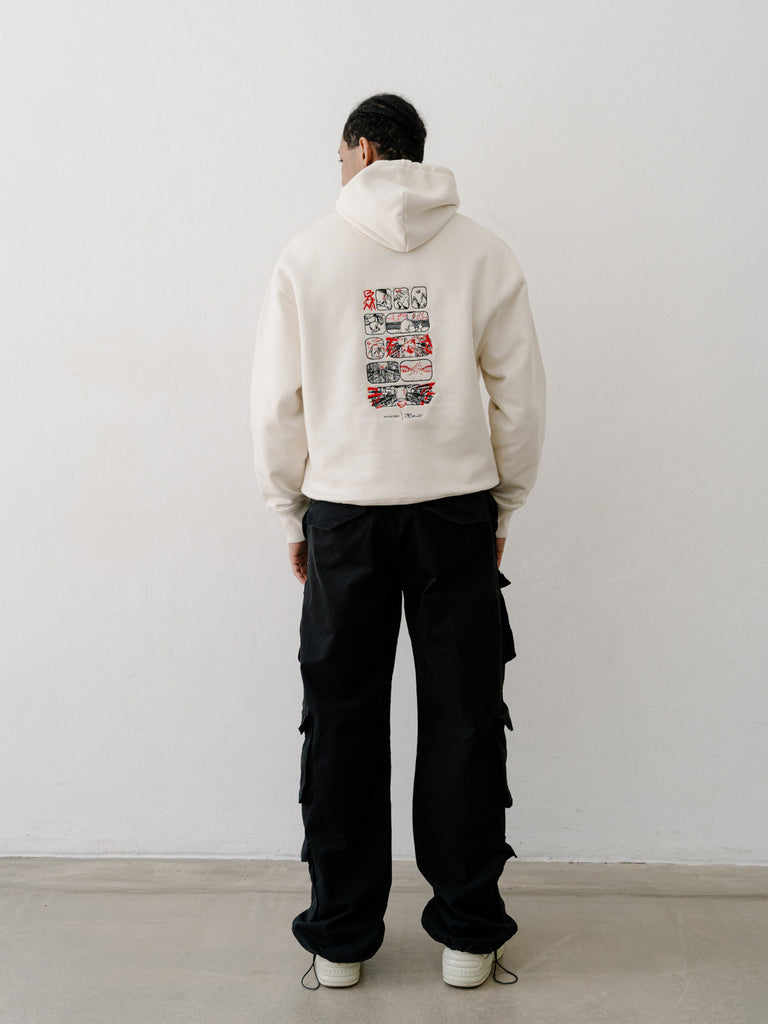 The Loop | Hoodie Natural Raw - maezen