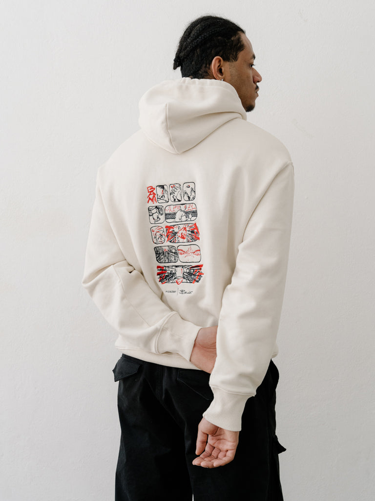 The Loop | Hoodie Natural Raw - maezen
