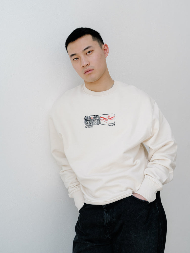 The Stare | Sweater Natural Raw - maezen