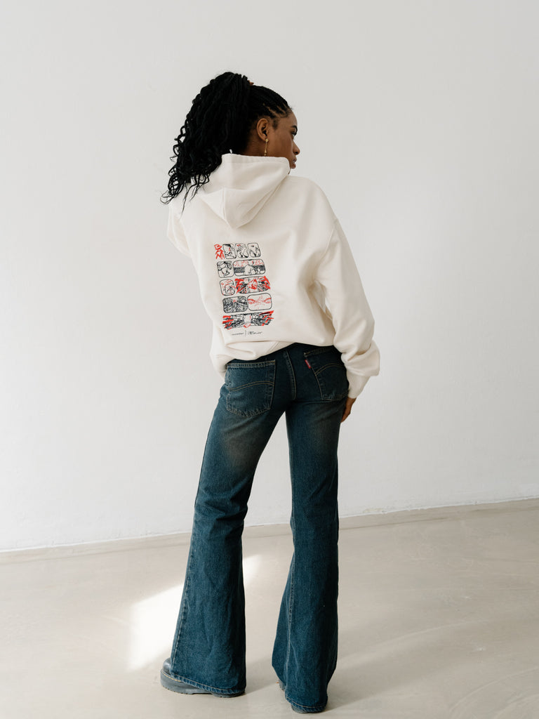 The Loop | Hoodie Natural Raw - maezen