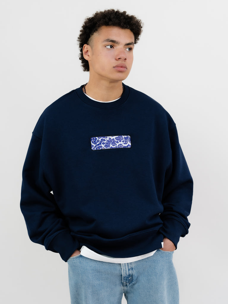 Printemps | Sweater Navy Blue - maezen