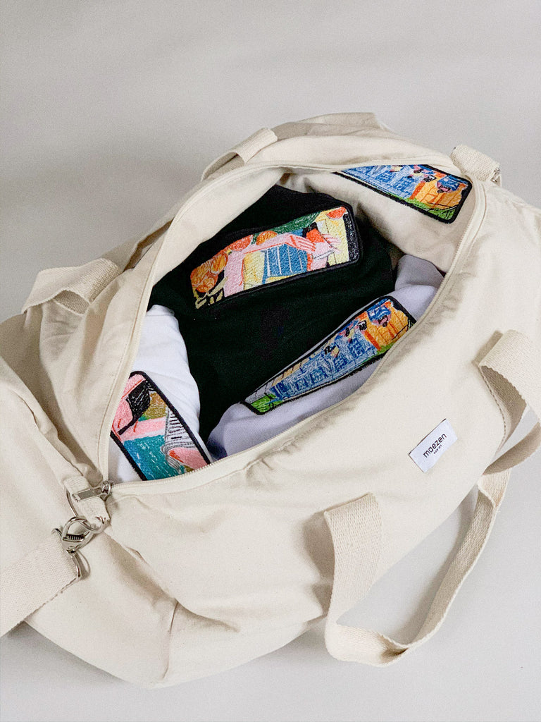 Little Coffee | Travel Bag Natural Raw - maezen