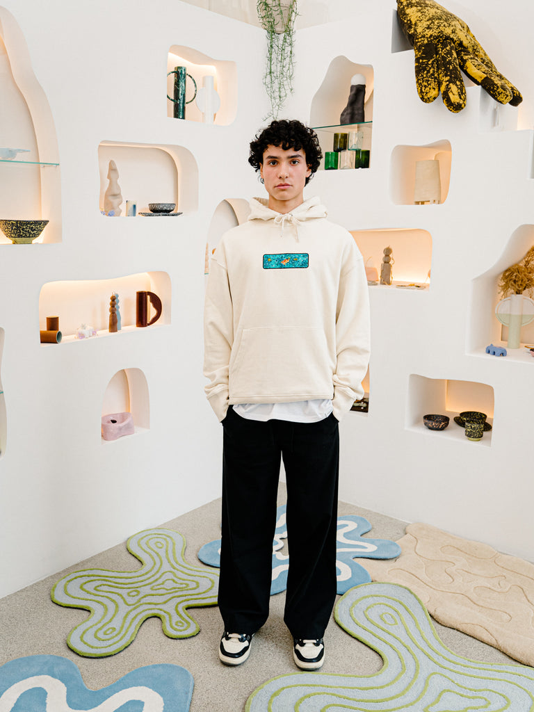 Everything´s Fine | Hoodie Natural Raw - maezen