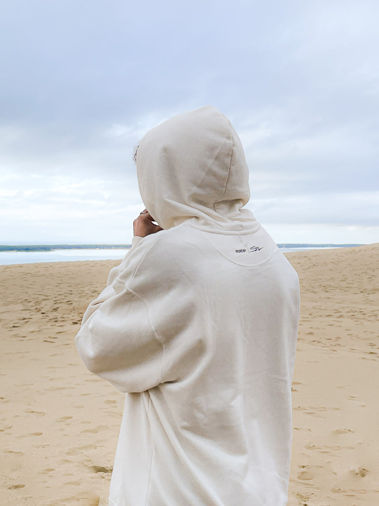 Serene Moments | Hoodie Natural Raw - maezen