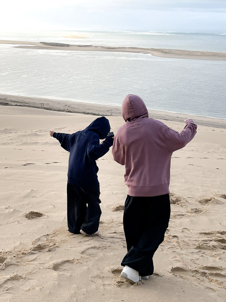 Eclipsed Valley | Hoodie Washed Red - maezen
