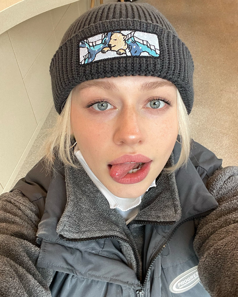 Melting Home | Beanie Graphite Grey - maezen