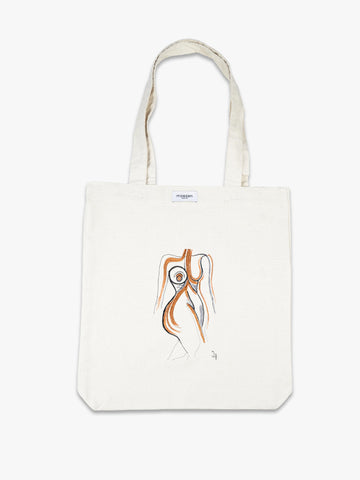 Sleepwalking Cleopatra | Tote Bag Natural Raw - maezen